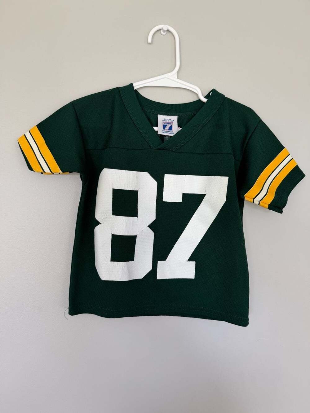 Logo 7 Green Bay Packers Robert Brooks 87 Jersey Size 24M Green